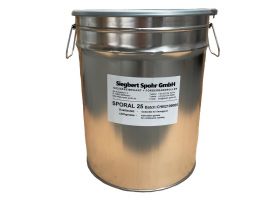 Einzeleimer des Hochleistungs-Trennmittels SPORAL25 der Siegbert Spohr GmbH für den professionellen Aluminiumguss