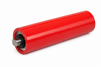 Fully assembled red conveyor roller type hlr for industrial conveyor systems and materials handling