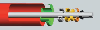 Exploded view diagram of an industrial conveyor roller type 15207 showing component parts
