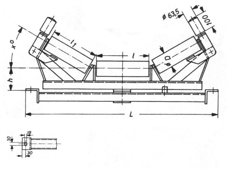 Oberband-Lenkstation (Zeichnung)