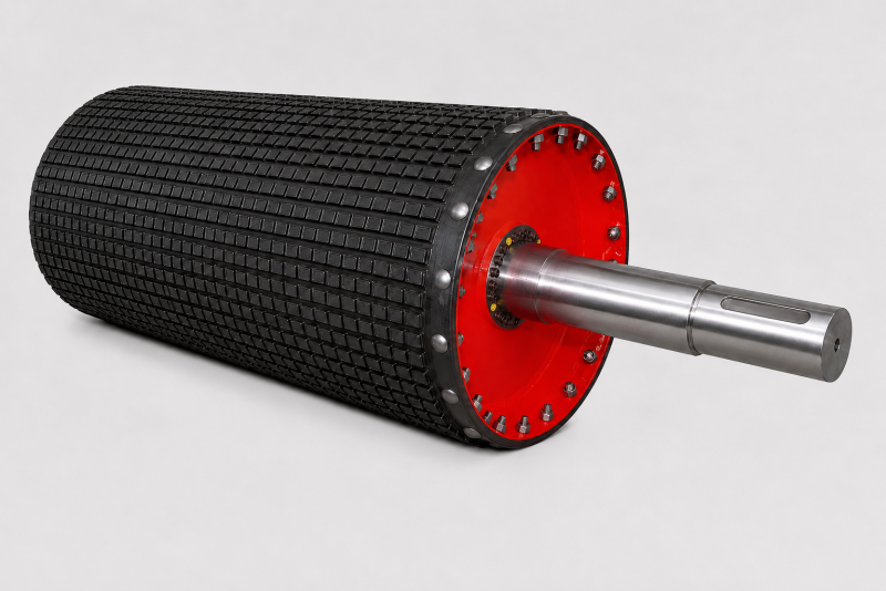 Heavy-duty drive pulley by Siegbert Spohr GmbH featuring a locking assembly for a friction-locked shaft connection
