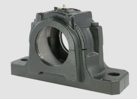 High-capacity plummer block housing from the Siegbert Spohr GmbH accessory line for reliable conveyor drum mounting