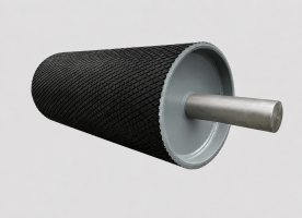 Tail Pulley, fixed welded shaft